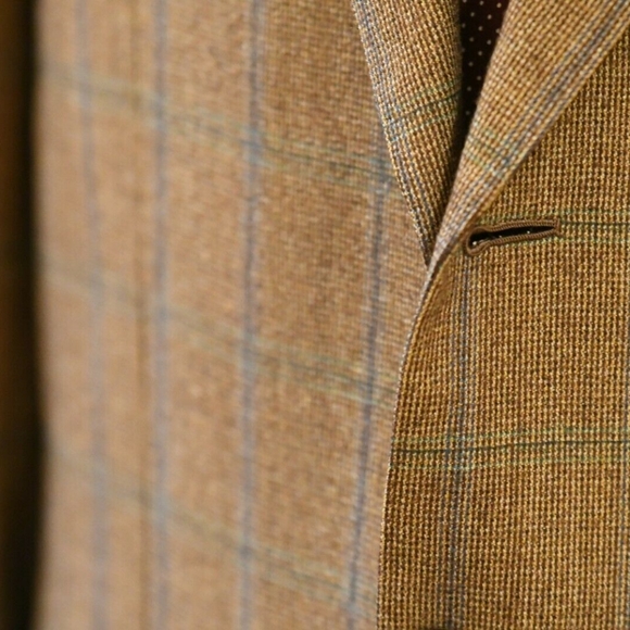 Brioni Triano Handmade Windowpane 3/2 Blazer 44L - Picture 7 of 8